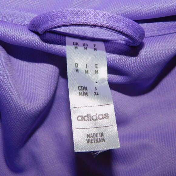 Adidas Mens M Tiro Full Zip Track Jacket Two Tone Purple Violet Fusion - Picture 6 of 11